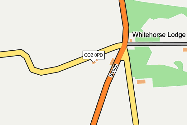 CO2 0PD map - OS OpenMap – Local (Ordnance Survey) CO2 0PD map - OS OpenMap – Local (Ordnance Survey)