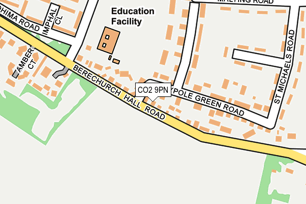 CO2 9PN map - OS OpenMap – Local (Ordnance Survey) CO2 9PN map - OS OpenMap – Local (Ordnance Survey)