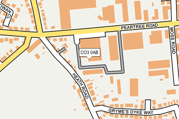 CO3 0AB map - OS OpenMap – Local (Ordnance Survey) CO3 0AB map - OS OpenMap – Local (Ordnance Survey)