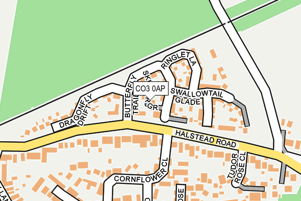 CO3 0AP map - OS OpenMap – Local (Ordnance Survey) CO3 0AP map - OS OpenMap – Local (Ordnance Survey)