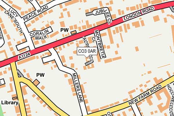 CO3 0AR map - OS OpenMap – Local (Ordnance Survey) CO3 0AR map - OS OpenMap – Local (Ordnance Survey)