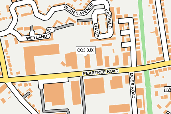 CO3 0JX map - OS OpenMap – Local (Ordnance Survey) CO3 0JX map - OS OpenMap – Local (Ordnance Survey)