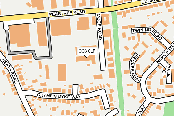 CO3 0LF map - OS OpenMap – Local (Ordnance Survey) CO3 0LF map - OS OpenMap – Local (Ordnance Survey)
