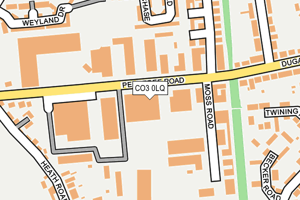 CO3 0LQ map - OS OpenMap – Local (Ordnance Survey) CO3 0LQ map - OS OpenMap – Local (Ordnance Survey)
