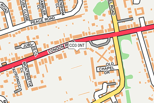 CO3 0NT map - OS OpenMap – Local (Ordnance Survey) CO3 0NT map - OS OpenMap – Local (Ordnance Survey)