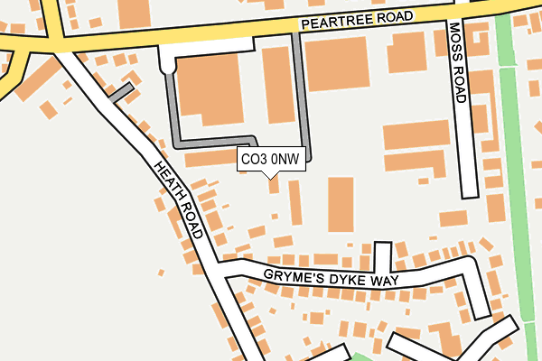 CO3 0NW map - OS OpenMap – Local (Ordnance Survey) CO3 0NW map - OS OpenMap – Local (Ordnance Survey)