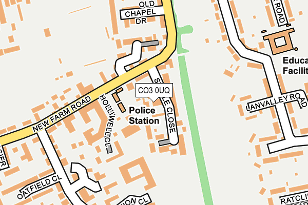 CO3 0UQ map - OS OpenMap – Local (Ordnance Survey) CO3 0UQ map - OS OpenMap – Local (Ordnance Survey)