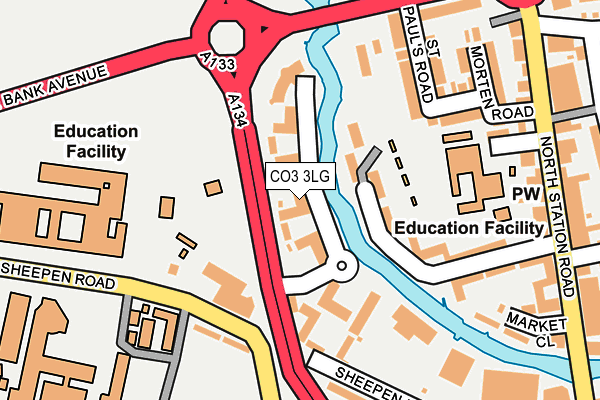 CO3 3LG map - OS OpenMap – Local (Ordnance Survey) CO3 3LG map - OS OpenMap – Local (Ordnance Survey)