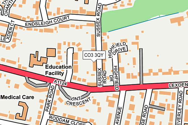CO3 3QY map - OS OpenMap – Local (Ordnance Survey) CO3 3QY map - OS OpenMap – Local (Ordnance Survey)