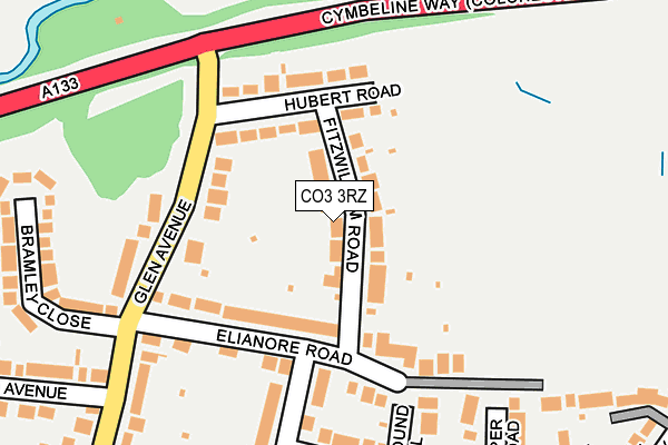 CO3 3RZ map - OS OpenMap – Local (Ordnance Survey) CO3 3RZ map - OS OpenMap – Local (Ordnance Survey)