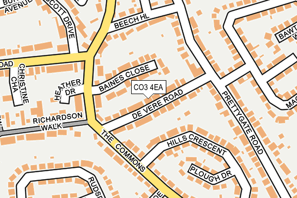 CO3 4EA map - OS OpenMap – Local (Ordnance Survey) CO3 4EA map - OS OpenMap – Local (Ordnance Survey)