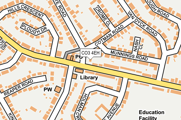 CO3 4EH map - OS OpenMap – Local (Ordnance Survey) CO3 4EH map - OS OpenMap – Local (Ordnance Survey)