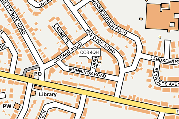 CO3 4QH map - OS OpenMap – Local (Ordnance Survey) CO3 4QH map - OS OpenMap – Local (Ordnance Survey)