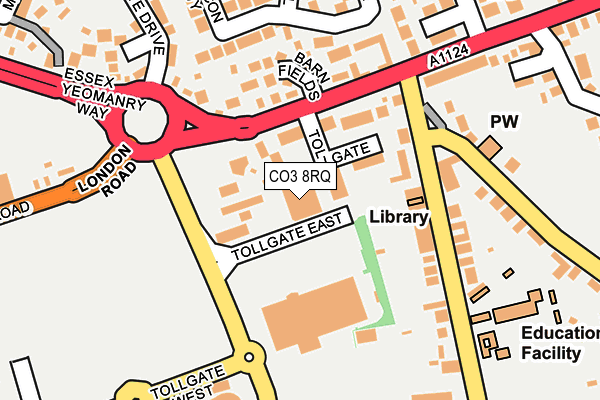 CO3 8RQ map - OS OpenMap – Local (Ordnance Survey) CO3 8RQ map - OS OpenMap – Local (Ordnance Survey)