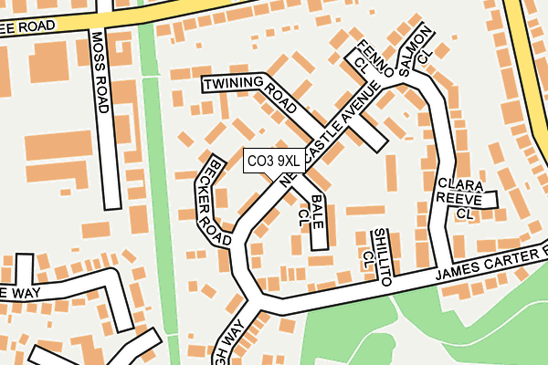CO3 9XL map - OS OpenMap – Local (Ordnance Survey) CO3 9XL map - OS OpenMap – Local (Ordnance Survey)