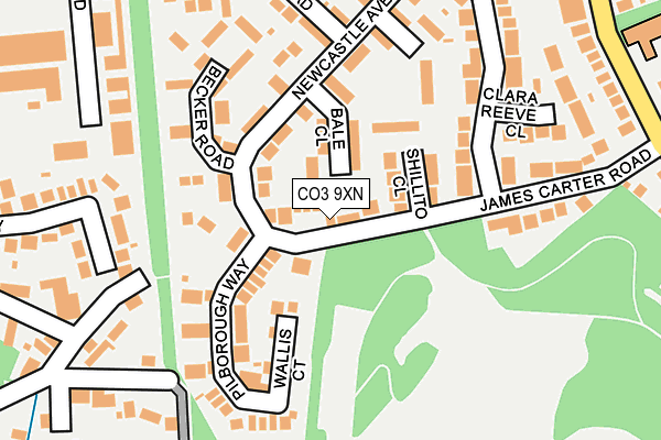 CO3 9XN map - OS OpenMap – Local (Ordnance Survey) CO3 9XN map - OS OpenMap – Local (Ordnance Survey)