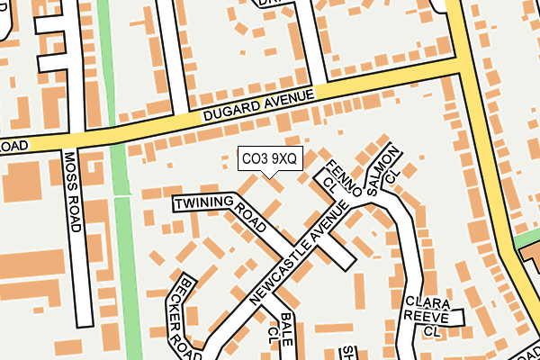 CO3 9XQ map - OS OpenMap – Local (Ordnance Survey) CO3 9XQ map - OS OpenMap – Local (Ordnance Survey)