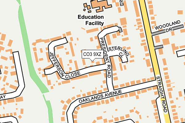 CO3 9XZ map - OS OpenMap – Local (Ordnance Survey) CO3 9XZ map - OS OpenMap – Local (Ordnance Survey)