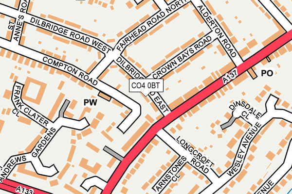 CO4 0BT map - OS OpenMap – Local (Ordnance Survey) CO4 0BT map - OS OpenMap – Local (Ordnance Survey)