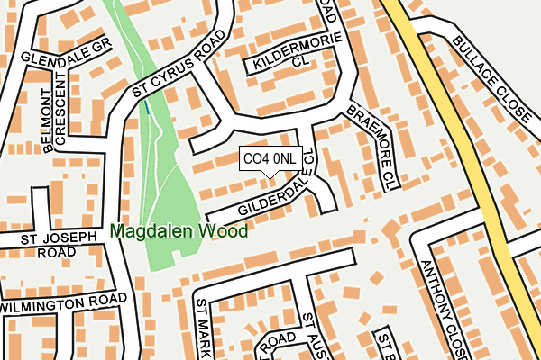 CO4 0NL map - OS OpenMap – Local (Ordnance Survey) CO4 0NL map - OS OpenMap – Local (Ordnance Survey)