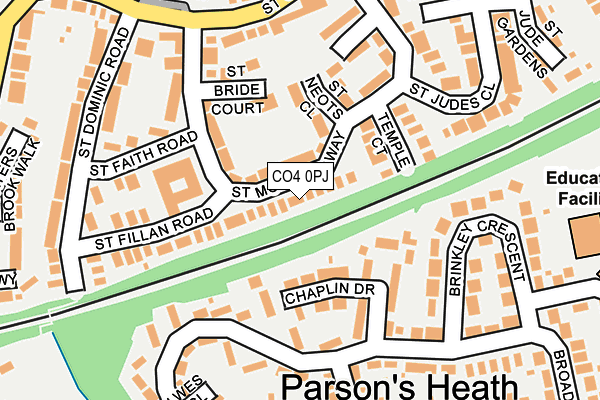 CO4 0PJ map - OS OpenMap – Local (Ordnance Survey) CO4 0PJ map - OS OpenMap – Local (Ordnance Survey)