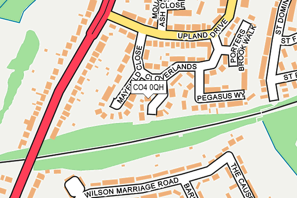 CO4 0QH map - OS OpenMap – Local (Ordnance Survey) CO4 0QH map - OS OpenMap – Local (Ordnance Survey)