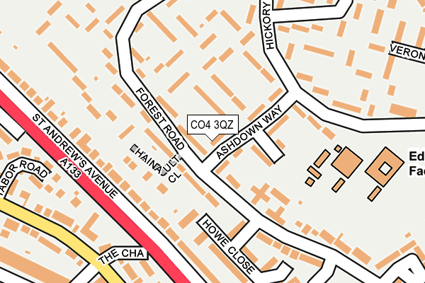 CO4 3QZ map - OS OpenMap – Local (Ordnance Survey) CO4 3QZ map - OS OpenMap – Local (Ordnance Survey)