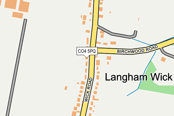 CO4 5PQ map - OS OpenMap – Local (Ordnance Survey)