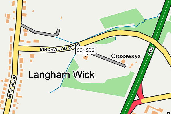 CO4 5QG map - OS OpenMap – Local (Ordnance Survey) CO4 5QG map - OS OpenMap – Local (Ordnance Survey)