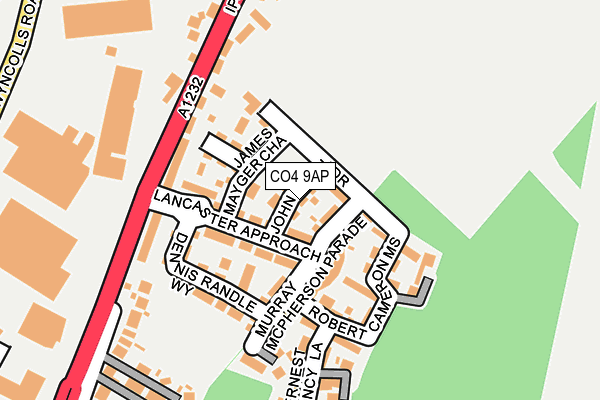 CO4 9AP map - OS OpenMap – Local (Ordnance Survey) CO4 9AP map - OS OpenMap – Local (Ordnance Survey)