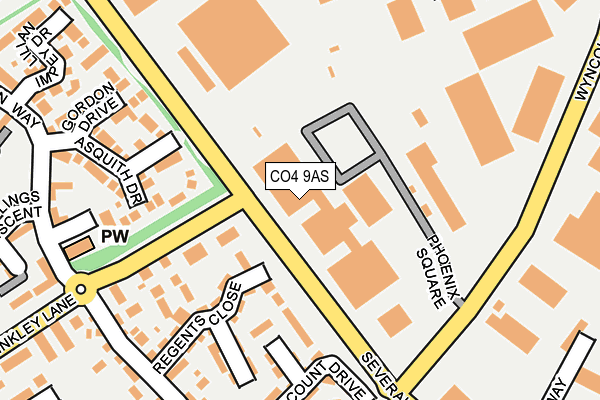 CO4 9AS map - OS OpenMap – Local (Ordnance Survey) CO4 9AS map - OS OpenMap – Local (Ordnance Survey)