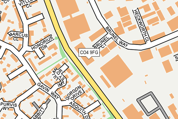 CO4 9FG map - OS OpenMap – Local (Ordnance Survey) CO4 9FG map - OS OpenMap – Local (Ordnance Survey)