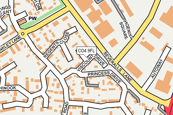 CO4 9FL map - OS OpenMap – Local (Ordnance Survey) CO4 9FL map - OS OpenMap – Local (Ordnance Survey)