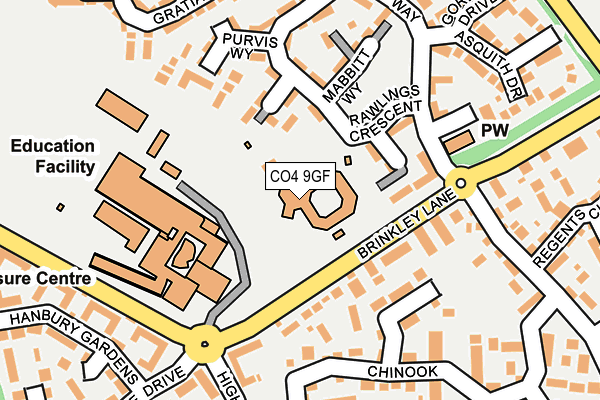 CO4 9GF map - OS OpenMap – Local (Ordnance Survey) CO4 9GF map - OS OpenMap – Local (Ordnance Survey)
