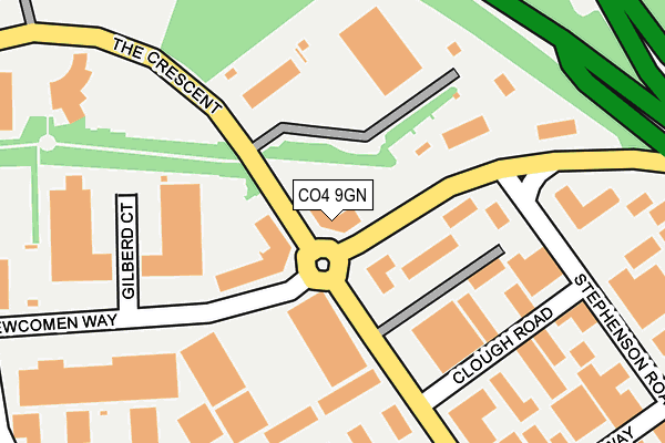 CO4 9GN map - OS OpenMap – Local (Ordnance Survey) CO4 9GN map - OS OpenMap – Local (Ordnance Survey)
