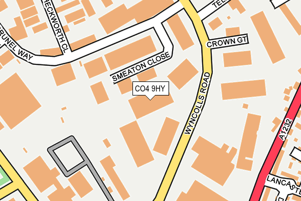 CO4 9HY map - OS OpenMap – Local (Ordnance Survey) CO4 9HY map - OS OpenMap – Local (Ordnance Survey)