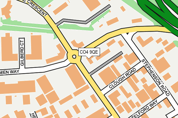 CO4 9QE map - OS OpenMap – Local (Ordnance Survey) CO4 9QE map - OS OpenMap – Local (Ordnance Survey)