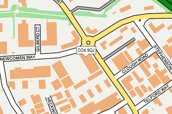 CO4 9QJ map - OS OpenMap – Local (Ordnance Survey) CO4 9QJ map - OS OpenMap – Local (Ordnance Survey)