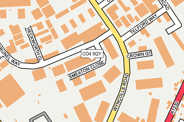 CO4 9QY map - OS OpenMap – Local (Ordnance Survey) CO4 9QY map - OS OpenMap – Local (Ordnance Survey)