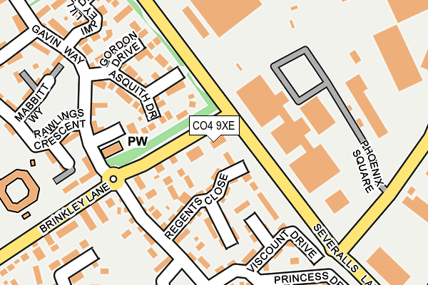 CO4 9XE map - OS OpenMap – Local (Ordnance Survey) CO4 9XE map - OS OpenMap – Local (Ordnance Survey)