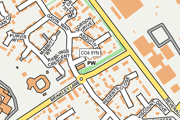 CO4 9YN map - OS OpenMap – Local (Ordnance Survey) CO4 9YN map - OS OpenMap – Local (Ordnance Survey)
