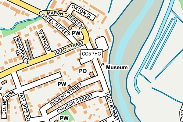 CO5 7HG map - OS OpenMap – Local (Ordnance Survey) CO5 7HG map - OS OpenMap – Local (Ordnance Survey)