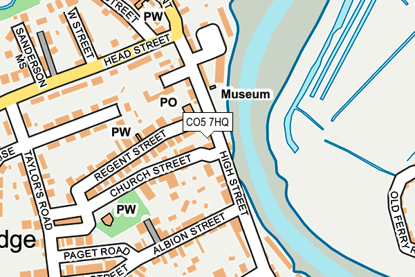 CO5 7HQ map - OS OpenMap – Local (Ordnance Survey) CO5 7HQ map - OS OpenMap – Local (Ordnance Survey)