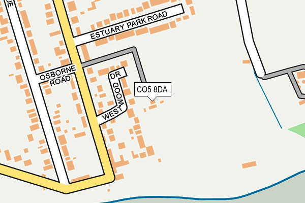 CO5 8DA map - OS OpenMap – Local (Ordnance Survey) CO5 8DA map - OS OpenMap – Local (Ordnance Survey)