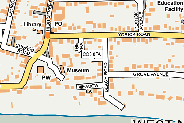 CO5 8FA map - OS OpenMap – Local (Ordnance Survey) CO5 8FA map - OS OpenMap – Local (Ordnance Survey)
