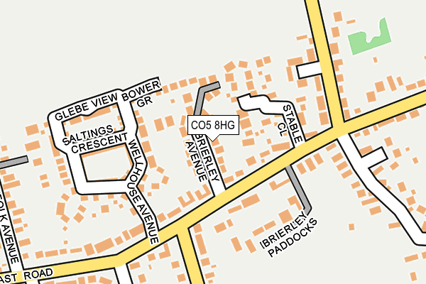 CO5 8HG map - OS OpenMap – Local (Ordnance Survey) CO5 8HG map - OS OpenMap – Local (Ordnance Survey)