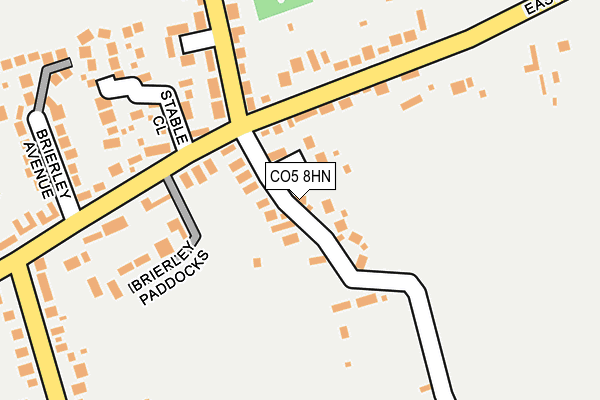 CO5 8HN map - OS OpenMap – Local (Ordnance Survey) CO5 8HN map - OS OpenMap – Local (Ordnance Survey)