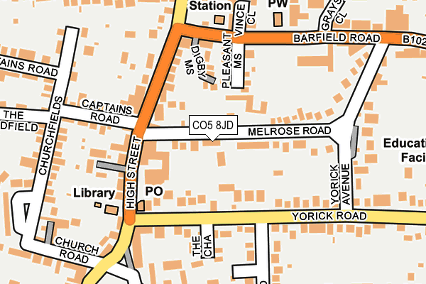 CO5 8JD map - OS OpenMap – Local (Ordnance Survey) CO5 8JD map - OS OpenMap – Local (Ordnance Survey)