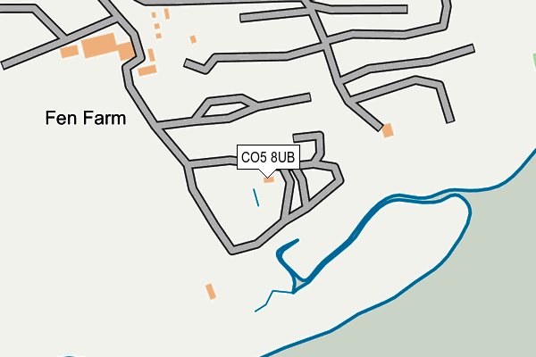 CO5 8UB map - OS OpenMap – Local (Ordnance Survey) CO5 8UB map - OS OpenMap – Local (Ordnance Survey)