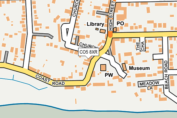 CO5 8XR map - OS OpenMap – Local (Ordnance Survey) CO5 8XR map - OS OpenMap – Local (Ordnance Survey)